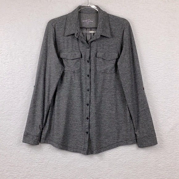 Eddie Bauer Women’s Size Large Long Sleeve Button Down Shirt. - Picture 1 of 9